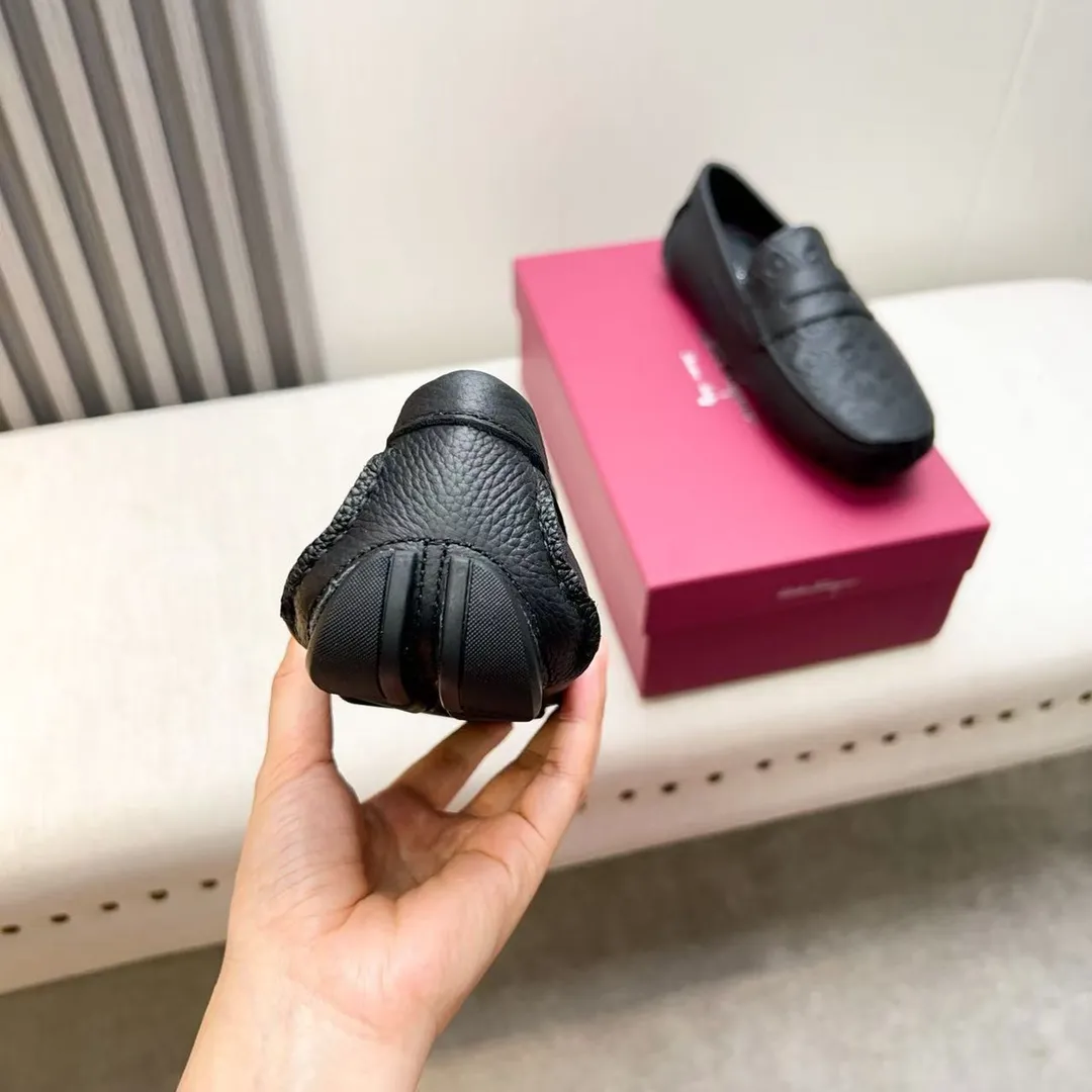 Men's men's shoes 💰620 Ferragamo new high-end quality 🔥 imported lychee pattern ➕ cowhide lining size 38-45